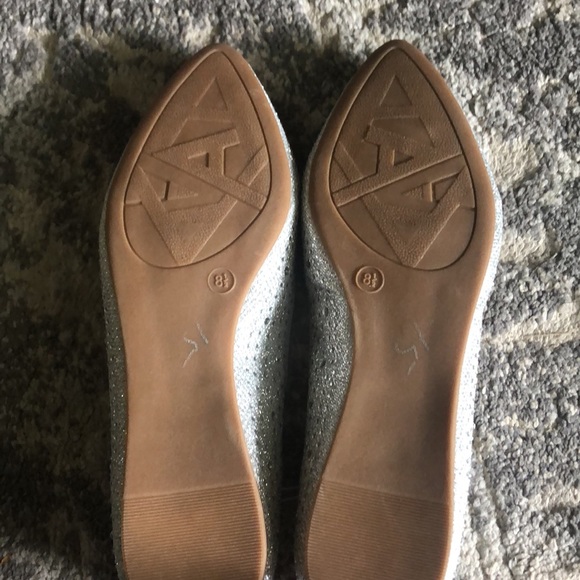 Silver Sparkly Flats - Picture 5 of 6